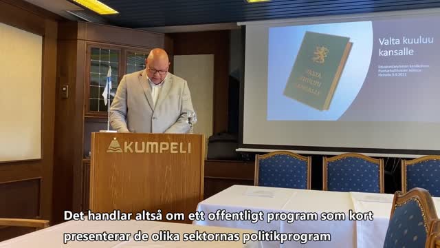 Ano Turtiainen i Heinola 3.9.2021 (svensk text)