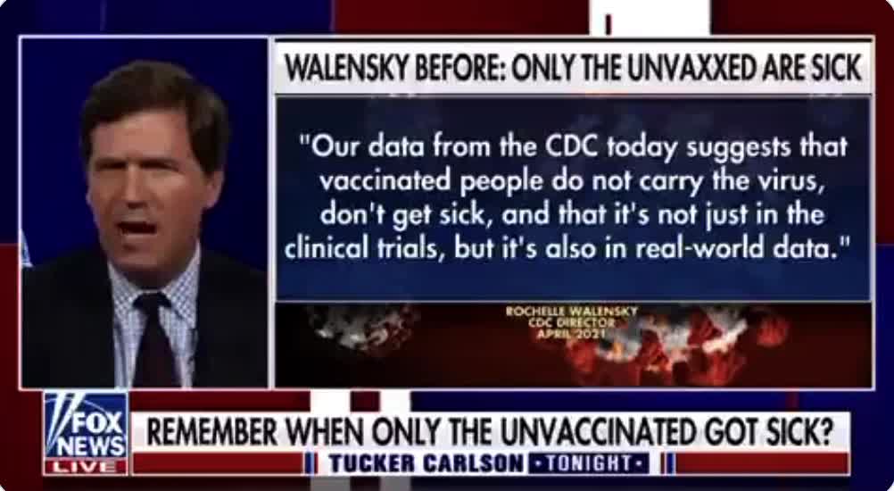 Tucker Carlson about CDC lies