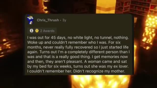 What was it like being in a coma? I Reddit stories I