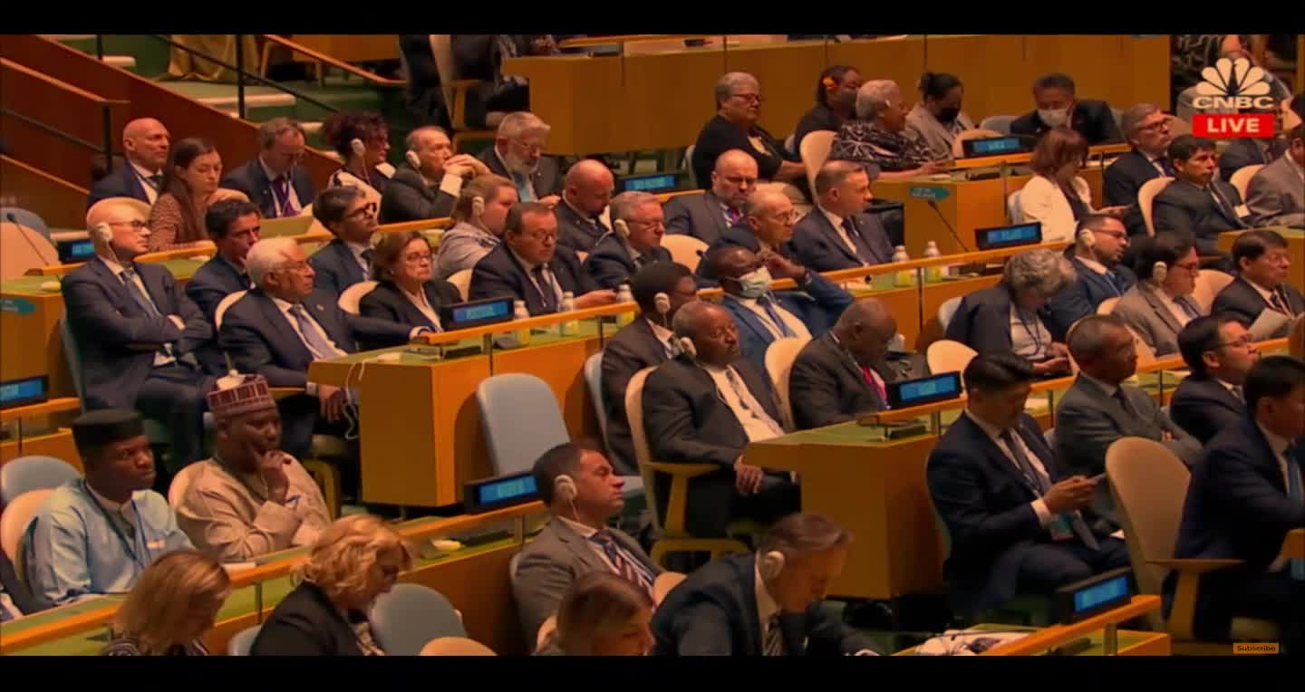 Joe Biden Addresses United Nations - WE DON'T HAVE MUCH TIME