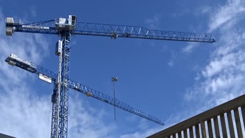 Film från Helsingörskajen under bygget i Norra Hamnen i Helsingborg. 2 Maj 2018