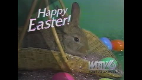 April 3, 1994 - Holder Mattress & Tim Hogan Ads & WRTV Easter Bumper