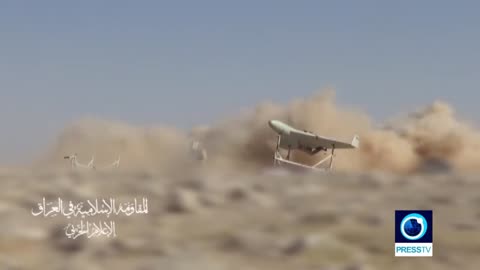 The Islamic resistance in Iraq launched drone strikes on vital Israeli targets