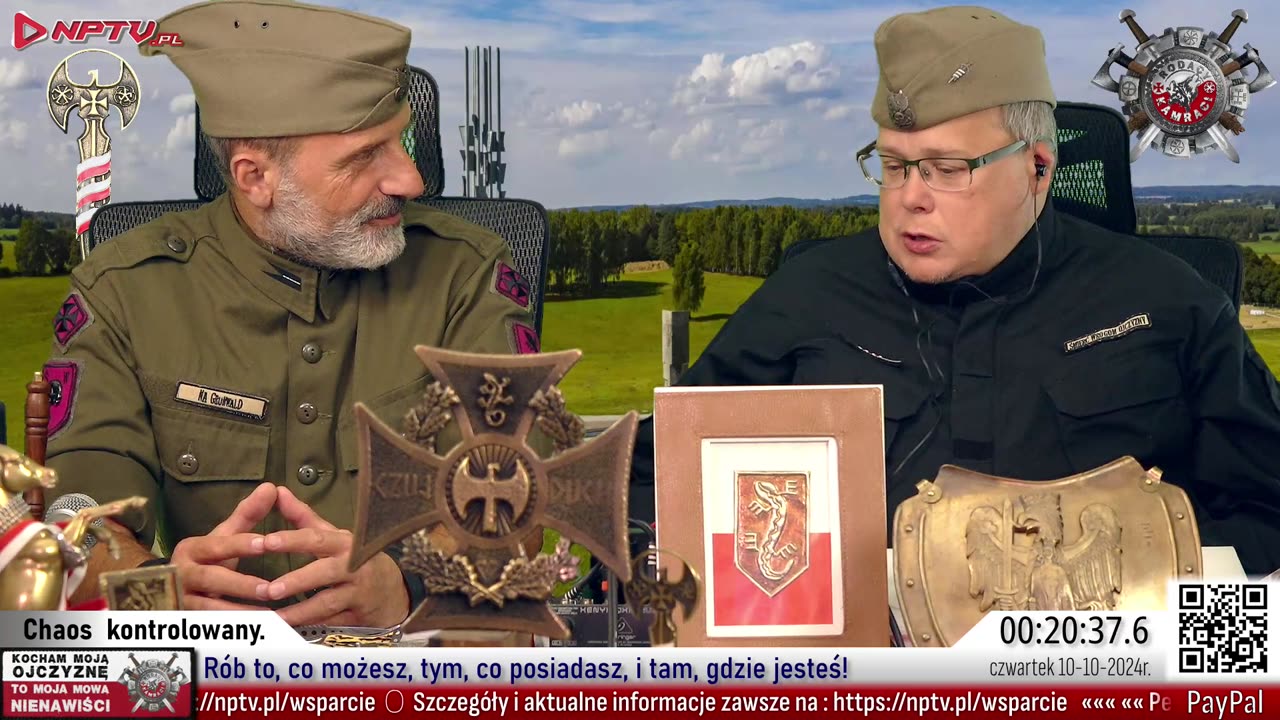 Chaos kontrolowany. Śr 09.10.2024r. W. Olszański, M. Osadowski Rodacy Kamraci NPTV.pl