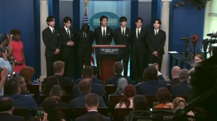 BTS Talks At White House Press Briefing