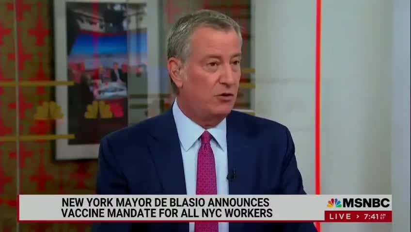 NYC Mayor Bill de Blasio: