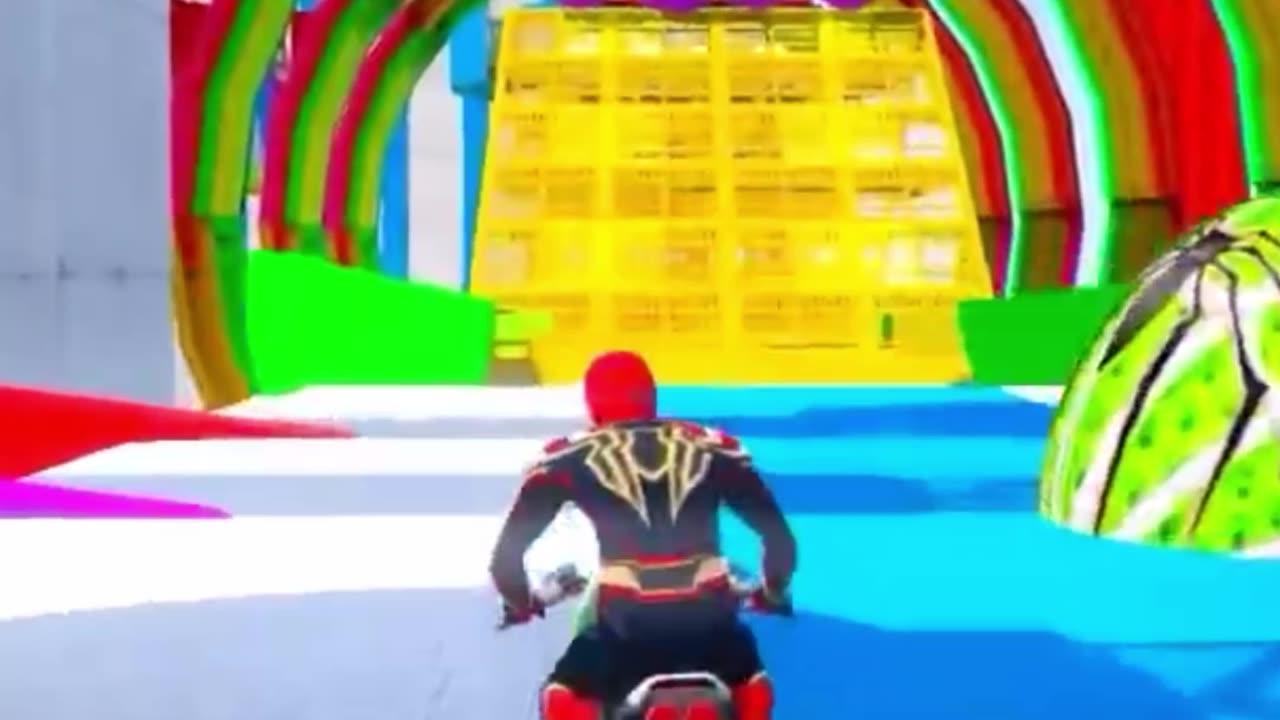 Spiderman New Stunt Race For Car Racing Challenge #113