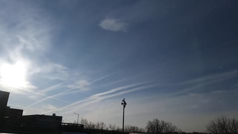 Chemtrails spraying virus? May 16 2020 OH USA