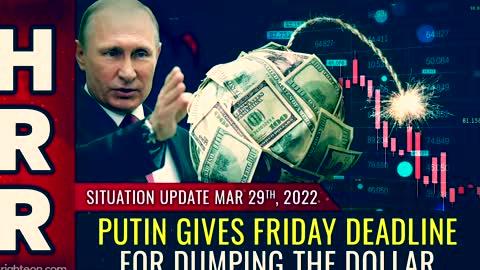 The future of MONEY as Putin sets deadline for dropping the dollar!