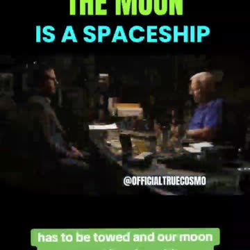 The moon is a spaceship