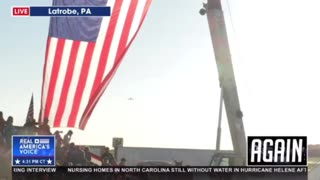 Trump Force 1 Flyover