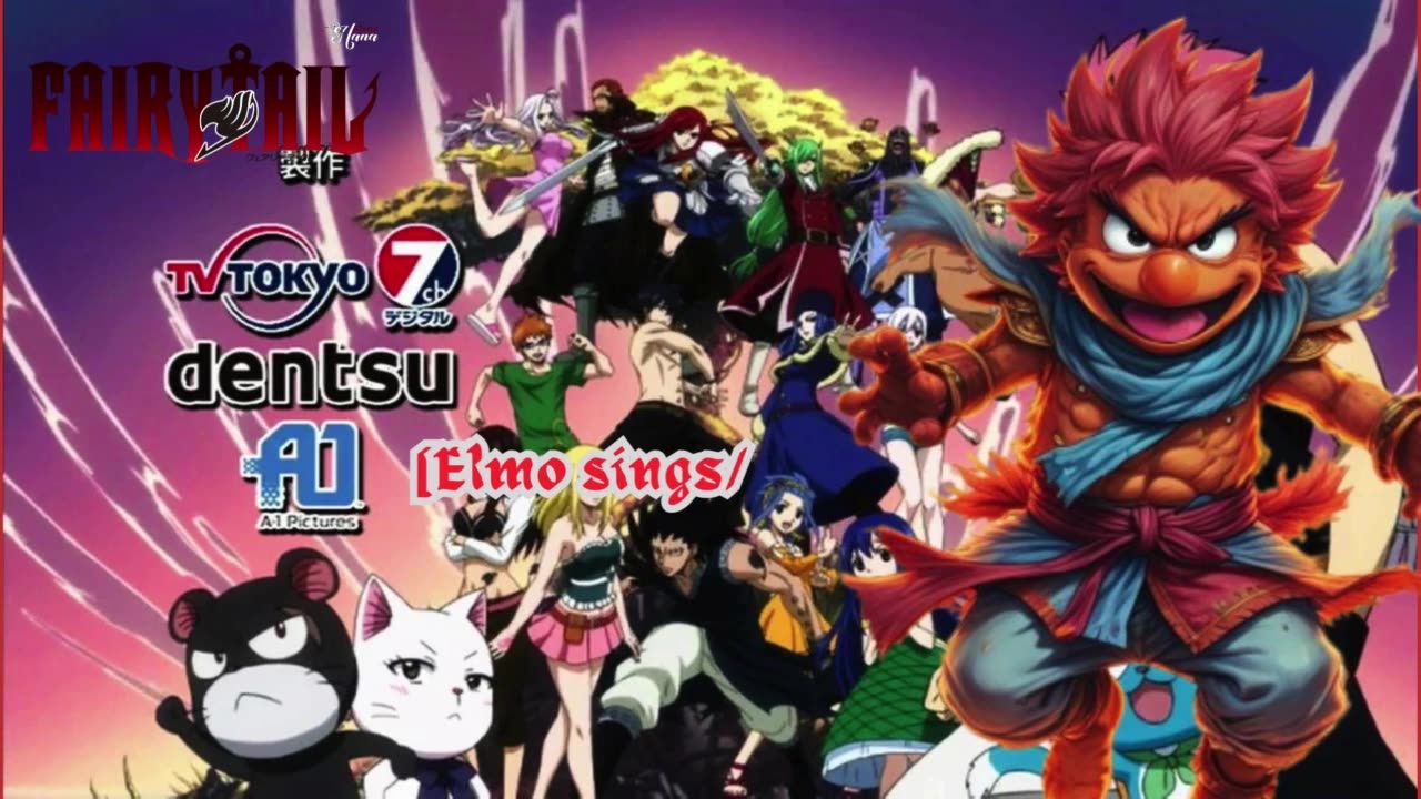 [Elmo sings/AI Cover] Fairy tail Opening 8 | JAMIL - The Rock City Boy