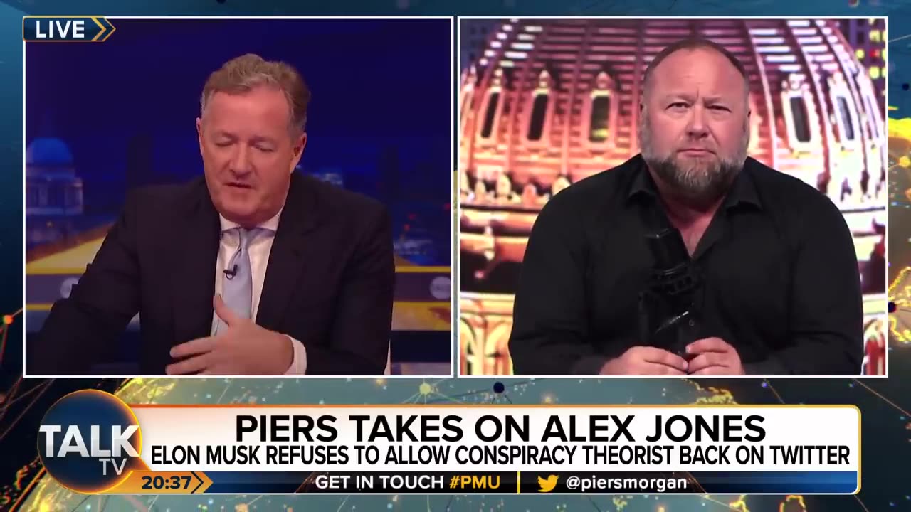 Piers Morgan Challenges Alex Jones_ _You KNOW It's Nonsense!_ _