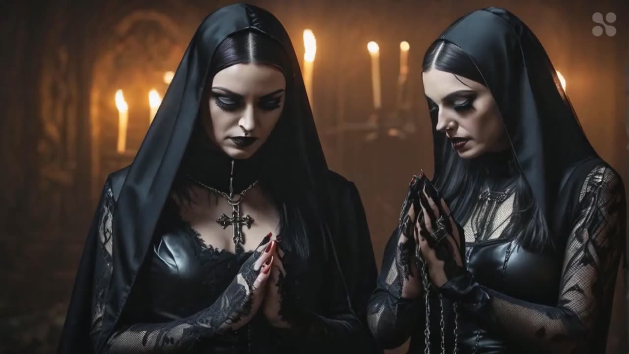 VAMPIRE NUNS _ DARK OM 5 - THE DARK PRIMORDIAL SOUND - 1 HOUR OF DARK ATMOSPERIC MUSIC FOR VAMPIRES