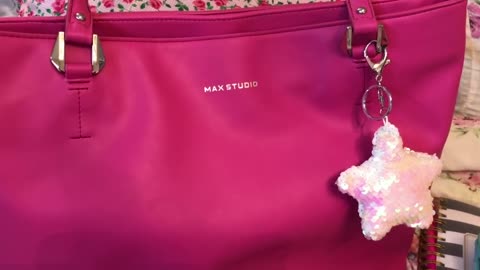 What's in my Fuschia Max Studio Tote Bag