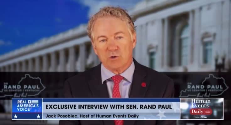 Sen. Rand Paul tells Jack Posobiec about gain of function research Sept 25