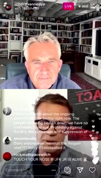 🐸🍿 Throwback | The Infamous Nose Touch (RFK Jr) Stating JFK Jr Is Alive