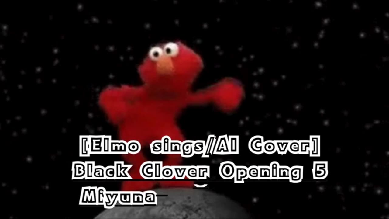 [Elmo sings/AI Cover] Black Clover Opening 5 Miyuna - Gamushara