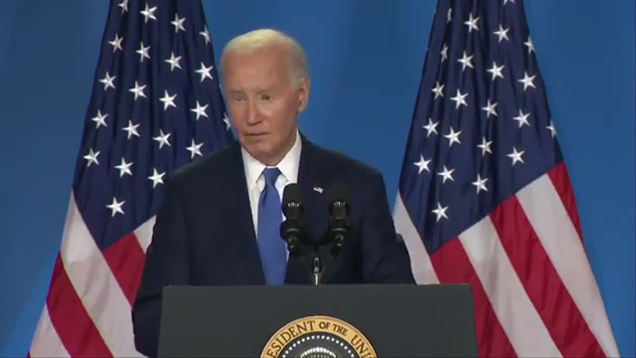 🚨 BIDEN: "I'm following the advice of my commander-in-chief" 😳