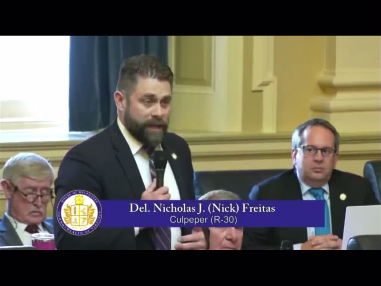 Del. Nick Freitas VA will not allow colleagues to call him racist or bigoted anymore ❤️✝️