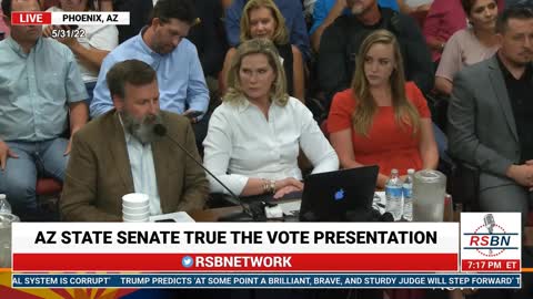 05-31-22 / 'True The Vote' presentation to Arizona state senate - part 1 (edited)