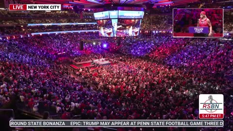 Hulk Hogan Delivers Remarks at Madison Square Garden