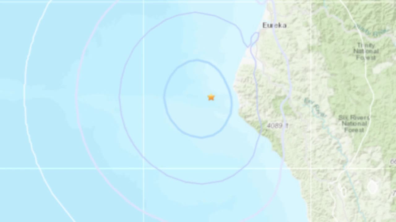 Earthquake hits Northern California, felt in several areas ｜｜ QUAKING OFF THE COAST THIS MORNING