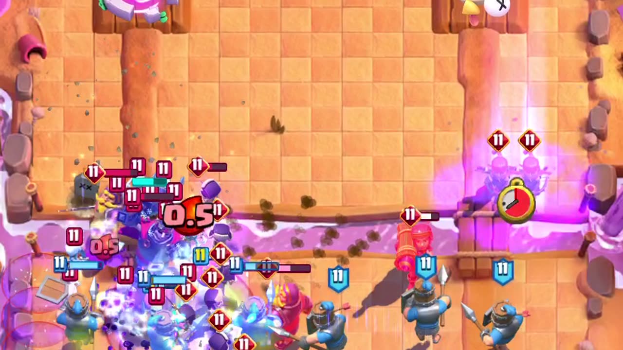 Clash Royale: 28/8 gameplay (Evolution Bonanza - intense fight!)