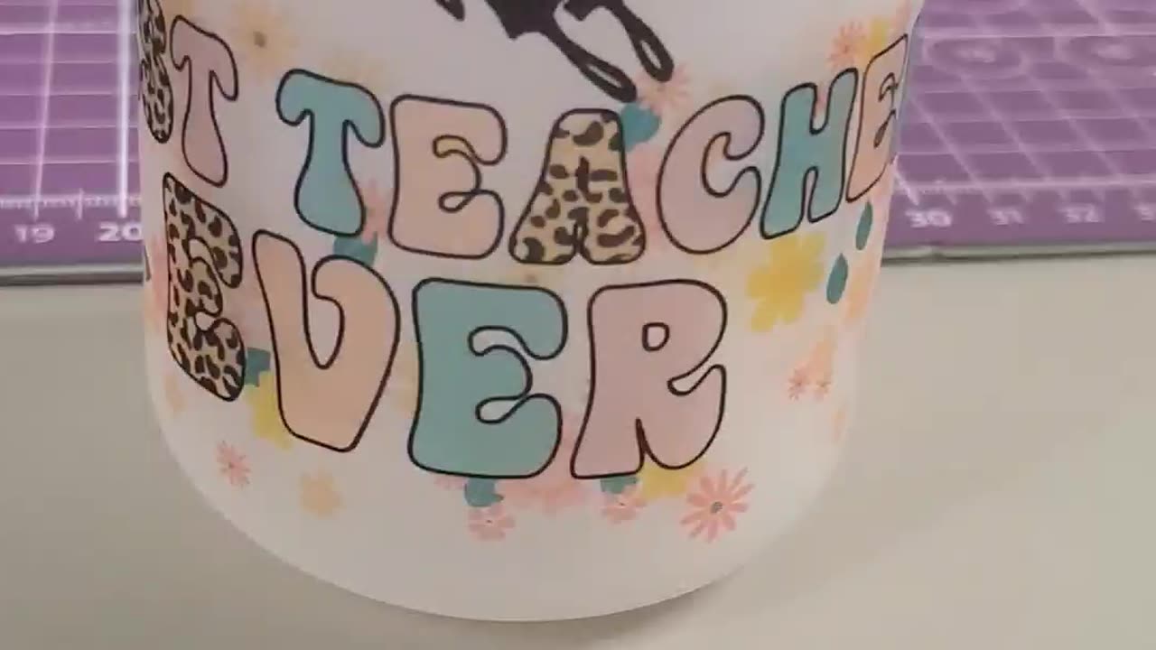 Make Their Day with Custom Best Teacher Sublimation Cups!!!