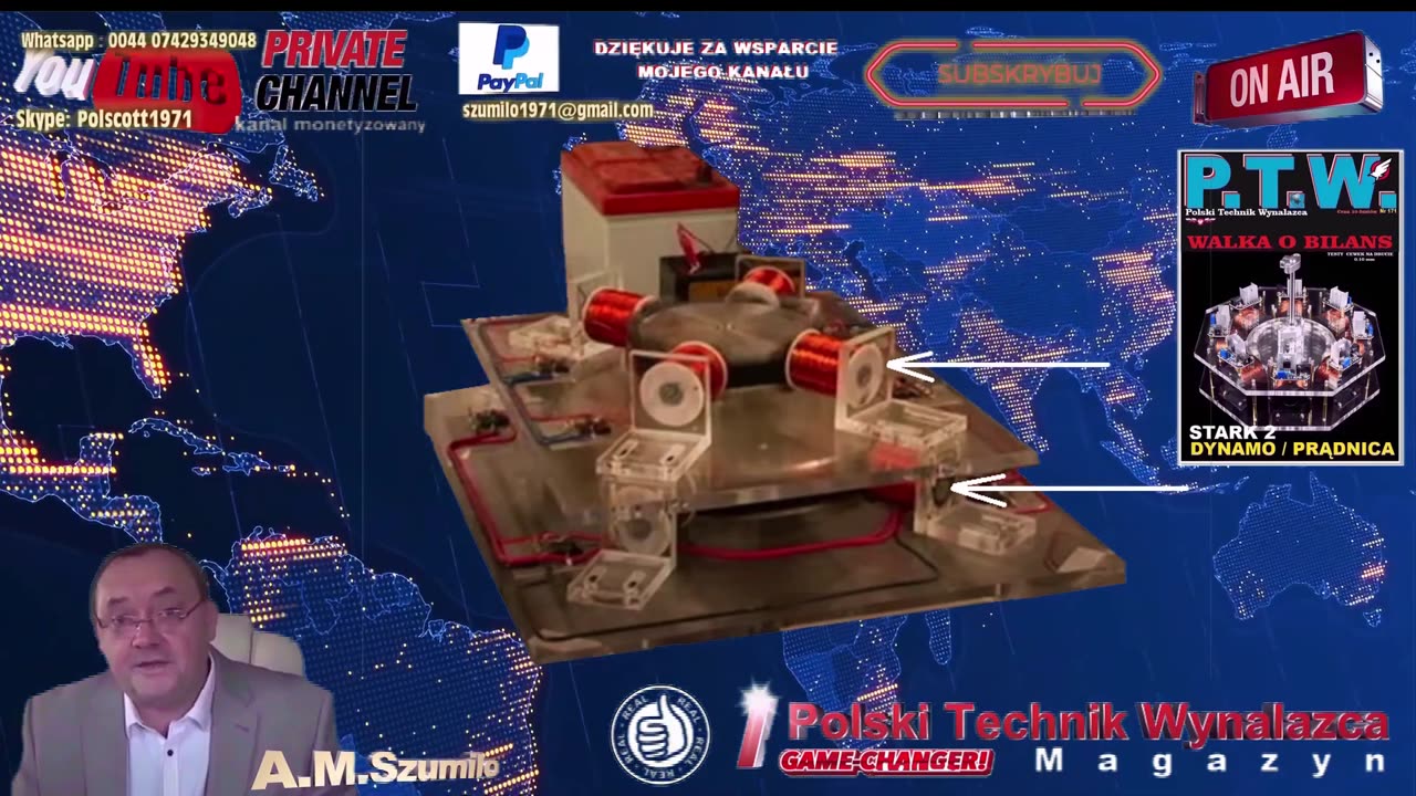 FREE ENERGY MAGNETIC DYNAMO GENERATOR / ZERO FORCE DYNAMO / WOLNA ENERGIA DYNAMO / SILNIK I DYNAMO