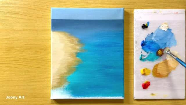 Draw The Transition Of Beach Color