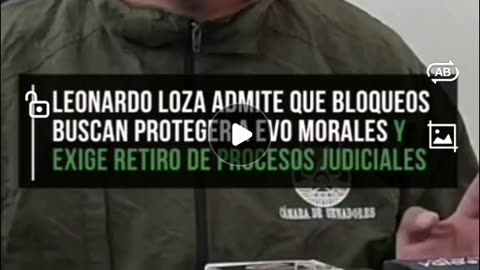 SENADOR LEONARDO LOZA DEFENDIENDO A UN TRATANTE DE PERSONAS COMO ES EVO MORALES