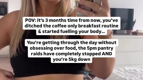 To achieve your ideal weight