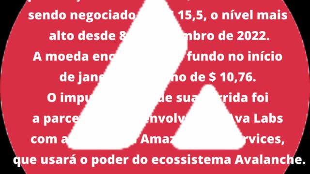 Avalanche sobe 22% em meio a parceria de desenvolvedor de altcoin com a Amazon