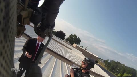 Body cam video shows Secret Service response on roof after Trump rally shooter was killed