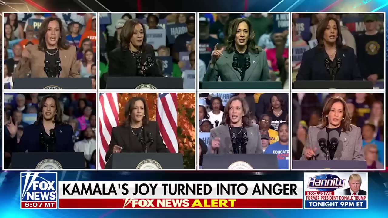 Jesse Watters: Kamala's joy turned into anger