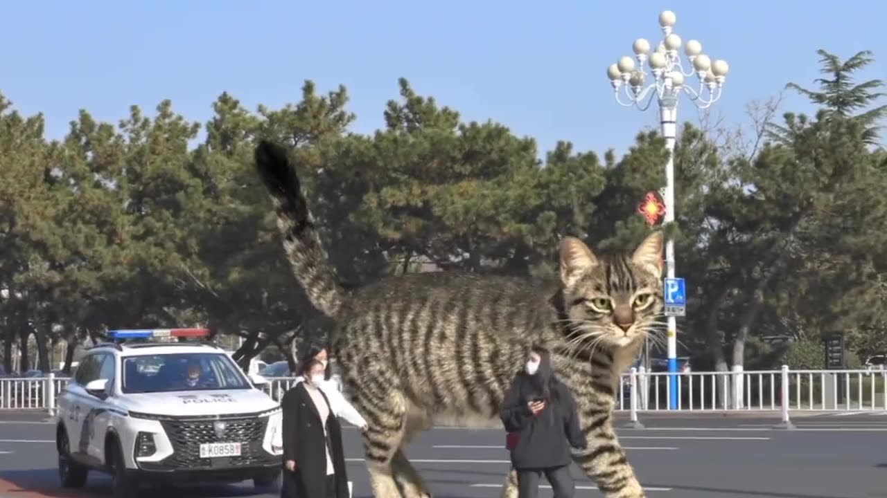 #viral#cat walk