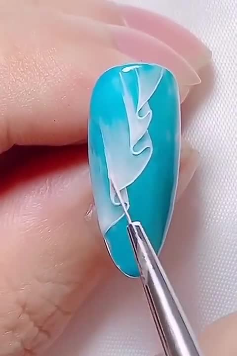 Acrylic nail design 2