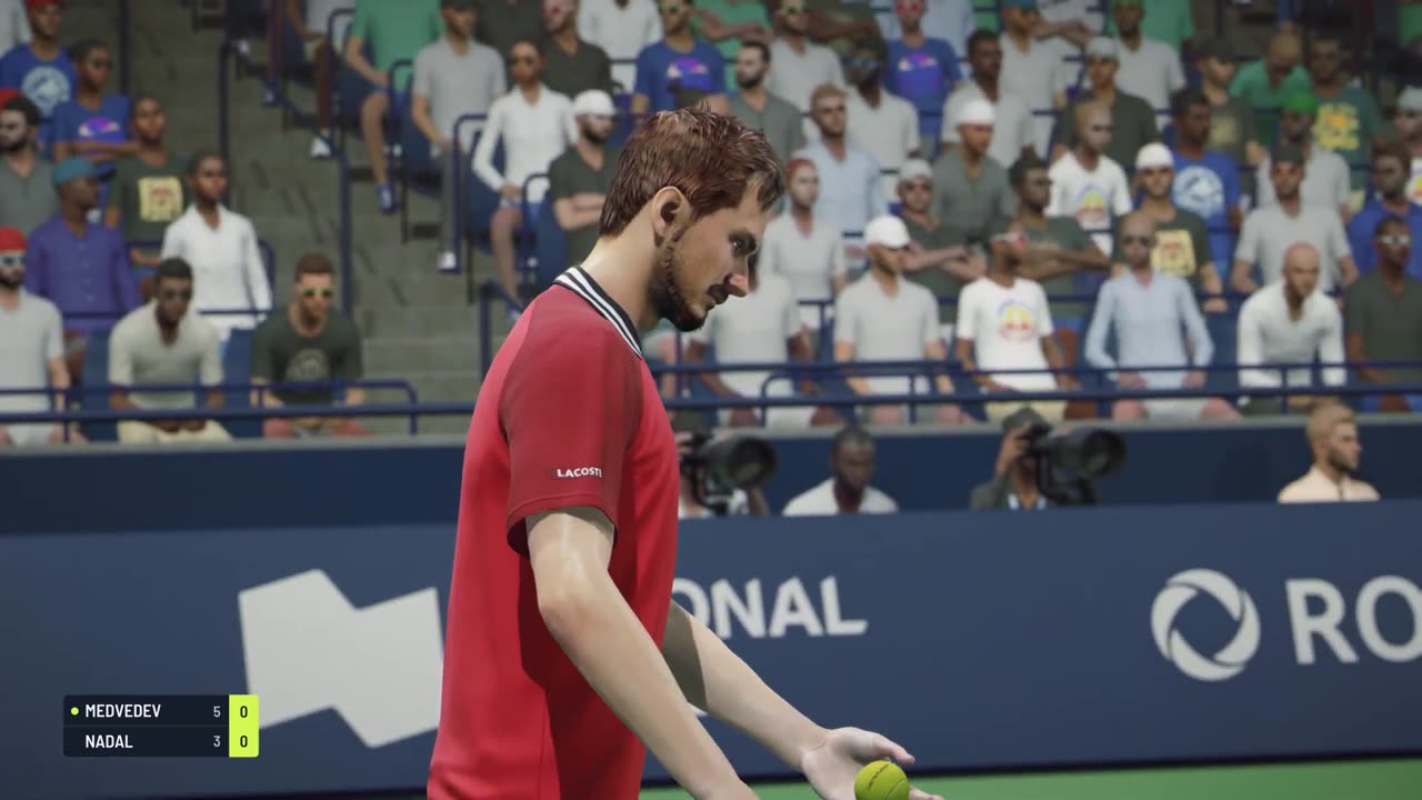 TIEBREAK - Rafael Nadal Vs Andrey Rublev I Rome Masters I Expert Difficulty