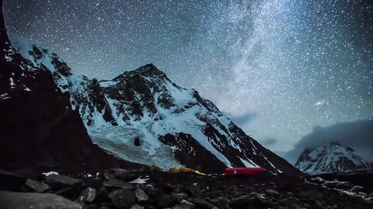 Красивое ночное небо Завораживающее зрелище ч.10