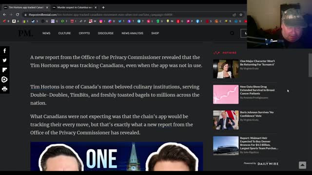 Tim Hortons was tracking people all the time like a stalker