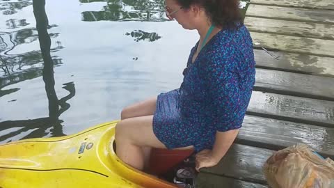 Getting into a Kayak Fail