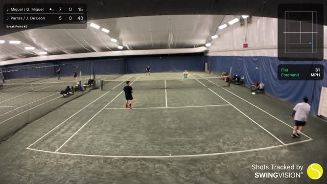 SwingVision Doubles 1/14/22