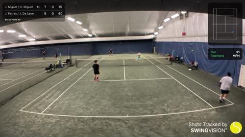 SwingVision Doubles 1/14/22