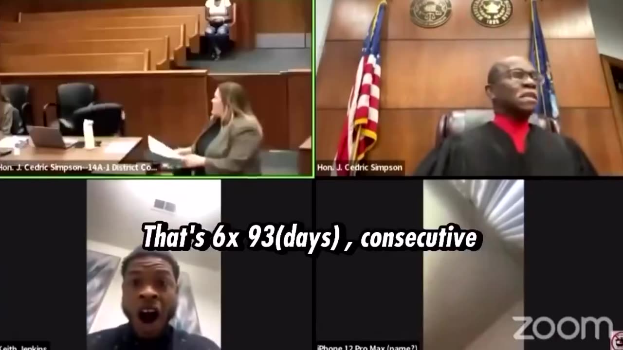 Man Get Jailed for 558 Days After Cursing Judge Out