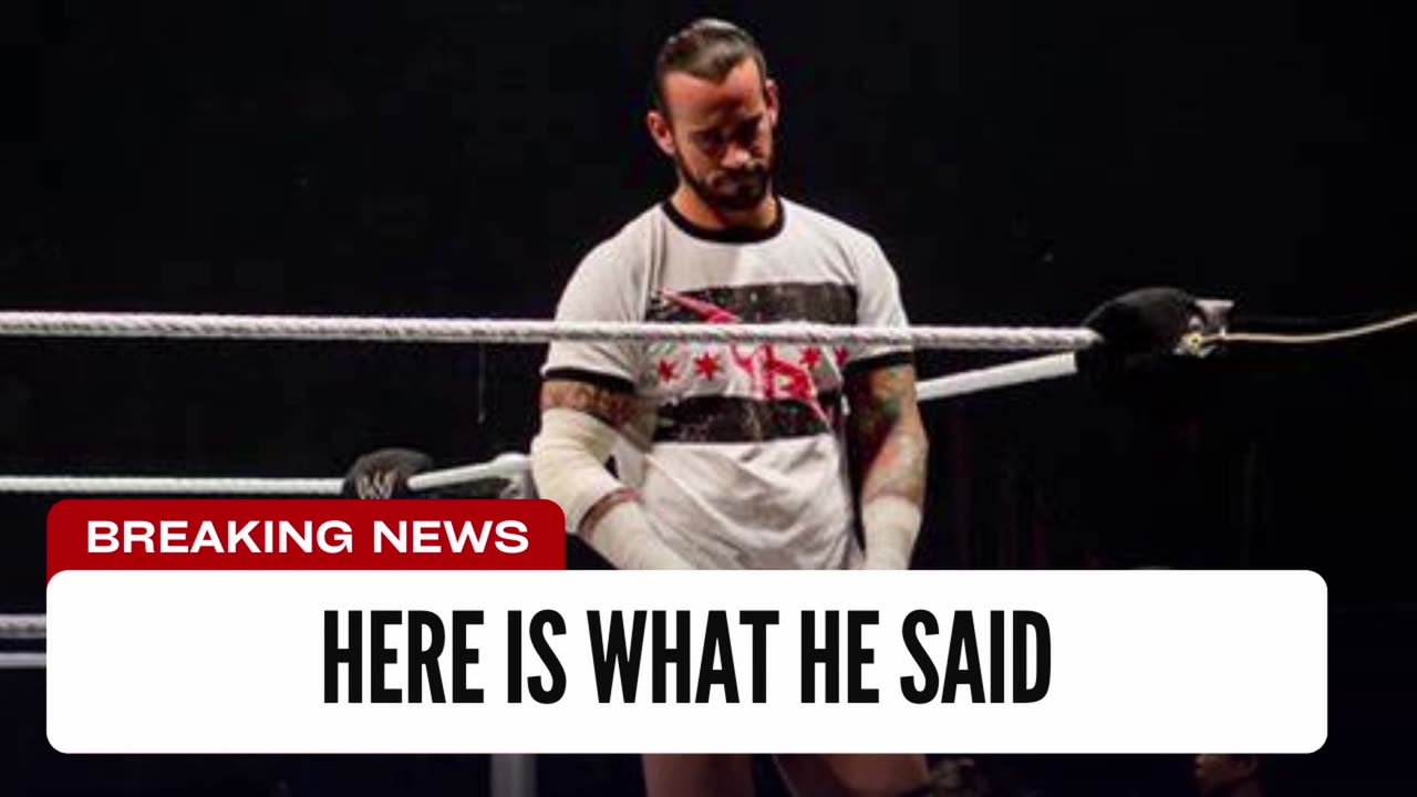 CM Punk Reveals His Mindset Before SummerSlam