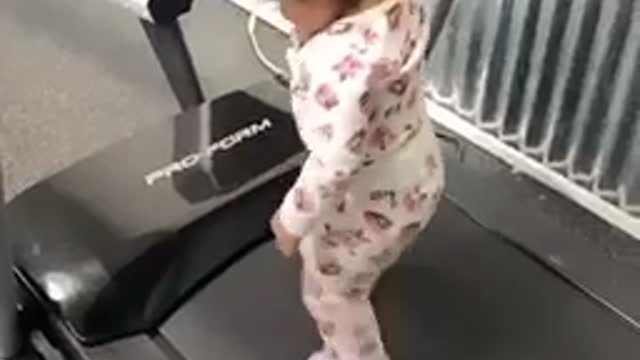 exercising baby
