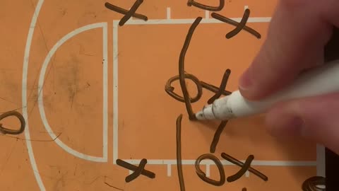 Brick Wall Baseline in bounds play vs 2-3 Zone