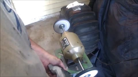Polishing aluminum parts on the Sand Rail