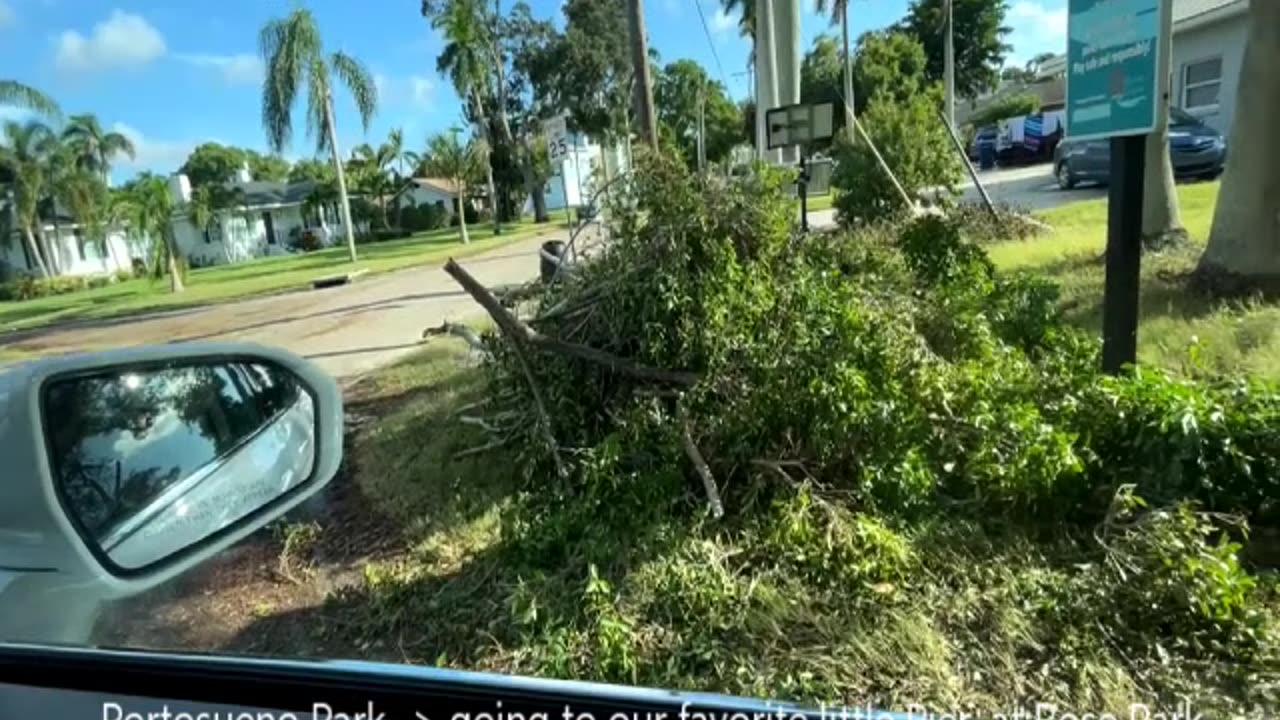 Sept. 28, 2024 | Sat 5:00PM | Hurricane Helene | Portosueno Park to our little Pier at Rose Park